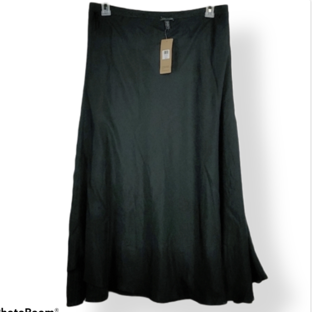 🔴SOLD🔴 Wool Women's Eileen Fisher Merino Wool Side Panel Skirt - Picture 8 of 13